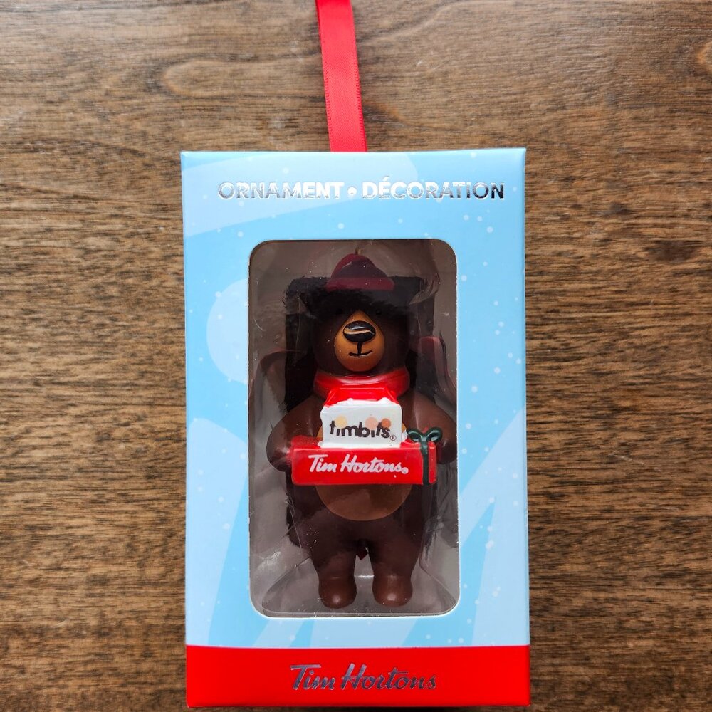 Tim Horton’s Bear Ornament 2025 BNIP Tim Horton's Christmas